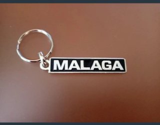 LLAVERO SEAT MALAGA DE METAL CROMADO