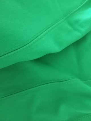 Falda verde elástica