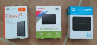 Discos Duros Externos 2.5 capacidades 5-4-2-1 TB