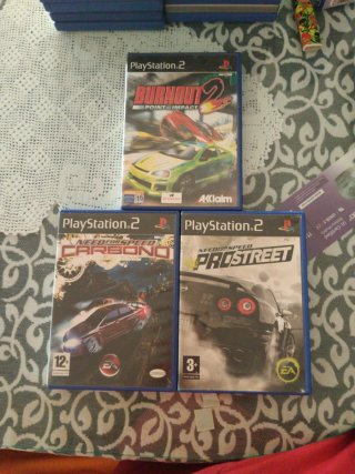 Juegos PS2: Burnout 2, Carbono, Prostreet