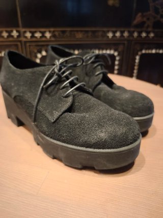 Zapatos Creeks Ante Negro