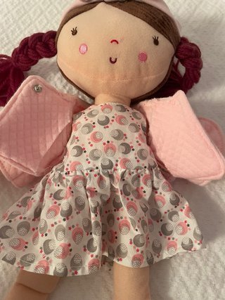 Muñeca de trapo La Nina rosa