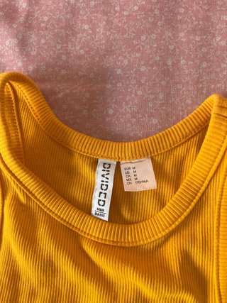 Top H&M naranja/amarillo