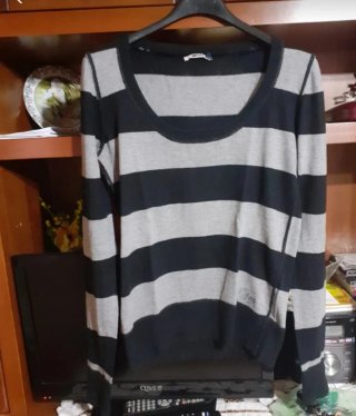 Maglione donna a righe