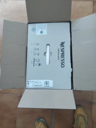 Cafetera Krups XN910BECO Light Grey