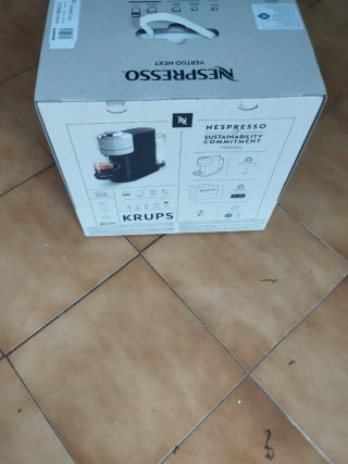 Cafetera Krups XN910BECO Light Grey
