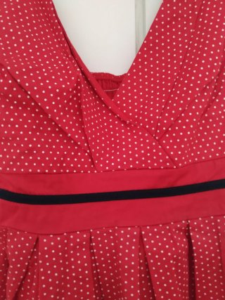Vestido pinup vintage rojo