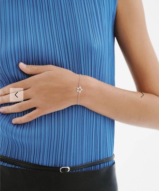 PULSERA ARISTOCRAZY ESTRELLA PLATA CON TICKET CAJA