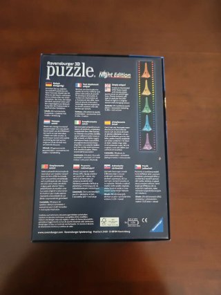 Ravensburger Puzzle 3D Torre Eiffel Night Edition