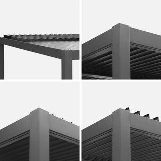 Pérgola bioclimática 3x3 a estrenar
