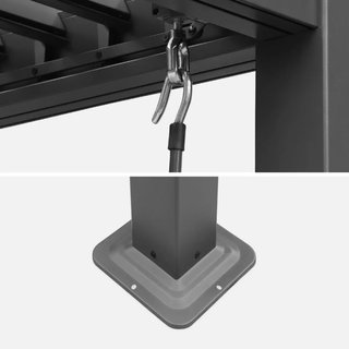 Pérgola bioclimática 3x3 a estrenar