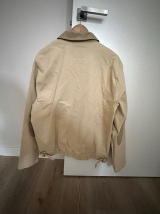 Cazadora Zara Beige Denim Algodón Talla XL