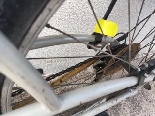Bicicleta paseo con sillita para niño