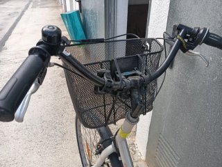 Bicicleta paseo con sillita para niño