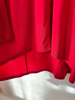 Vestido camisero / túnica rojo