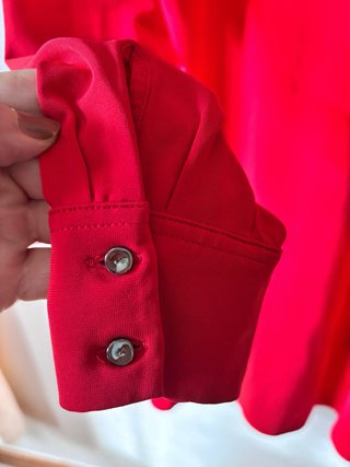 Vestido camisero / túnica rojo