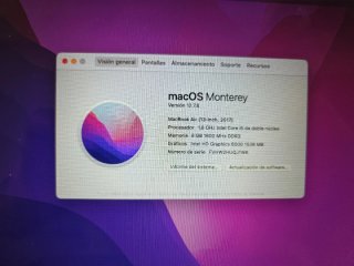 MacBook Air i5 128GB SSD 8GB RAM 2017