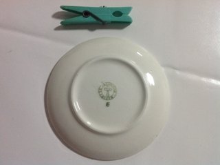 Taza y dos platos vintage