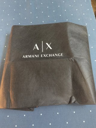 Bolso Armani Exchange Beige y Negro