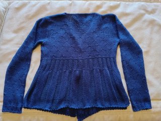 Chaqueta punto Thomas Allen azul Talla L