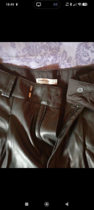 Pantalón pirata polipiel mujer talla 38
