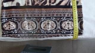 Pantalón ancho estampado animal print