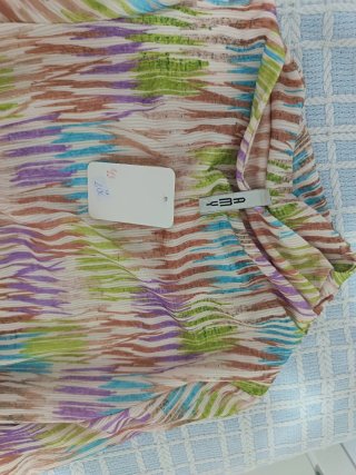 Vestido mujer estampado multicolor