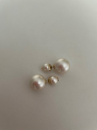 Pendientes perlas oro diferentes tamaños
