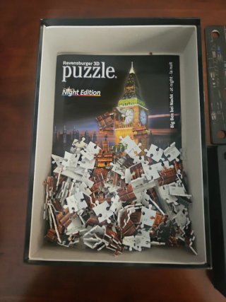 Puzzle 3D Ravensburger Big Ben Night Edition