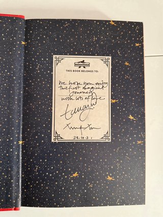 Libro “Harry Potter 1” Minalima FIRMADO