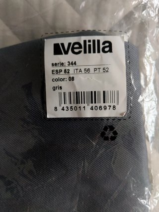 Pantalón corto trabajo gris Velilla