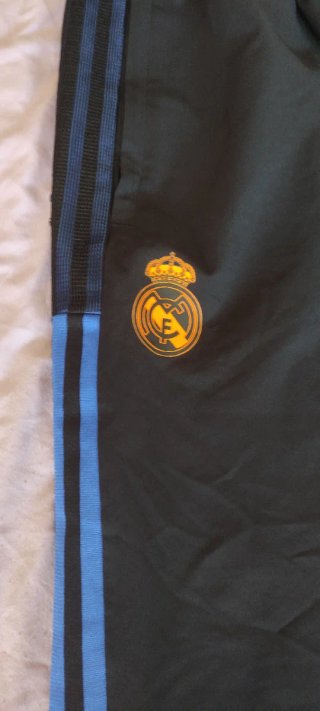 Pantalón Adidas Real Madrid Negro y Azul