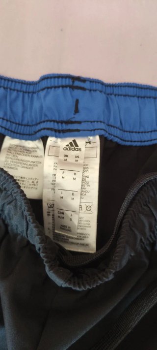 Pantalón Adidas Real Madrid Negro y Azul