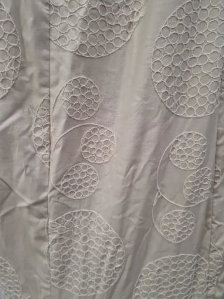 Traje de flamenca beige
