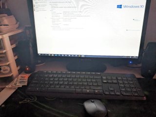 Torre HP Negra 16GB RAM, AMD Athlon + accesorios
