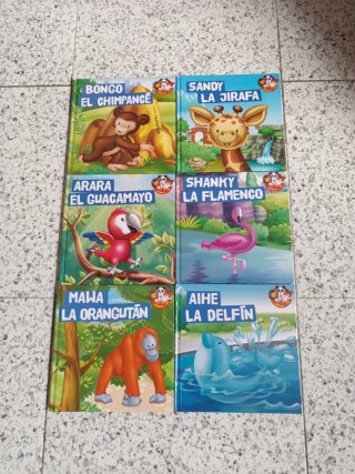 24 libros Mis animales del zoo