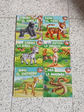 24 libros Mis animales del zoo