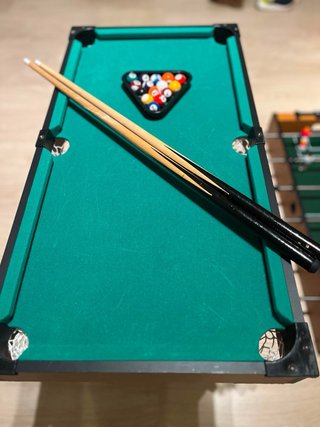 Mesa Futbolín y Billar