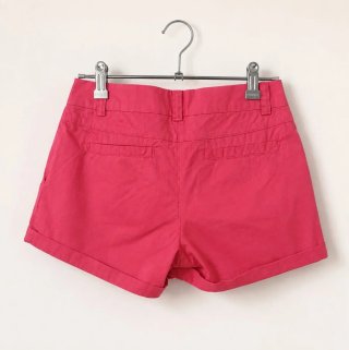 Pantalón corto Springfield fucsia algodón