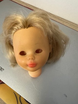 Cabeza de Muñeca Nancy Rubia articulada