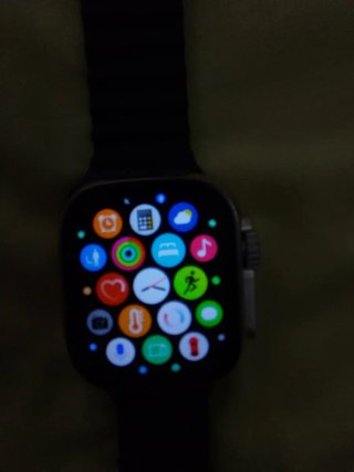 El HM21-Ultra2 Smartwatch negro un reloj inteligen