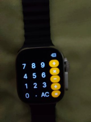 El HM21-Ultra2 Smartwatch negro un reloj inteligen