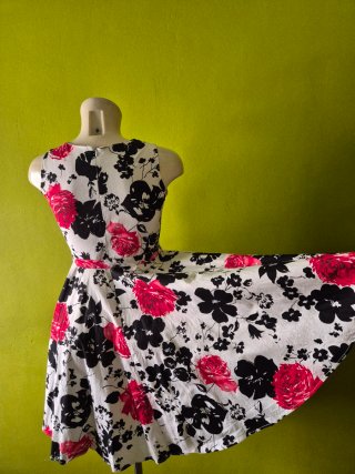 Vestido Rockabilly Niña BlackButterfly 13-14 años