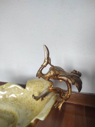 Centro de mesa de Cerámica y Metal