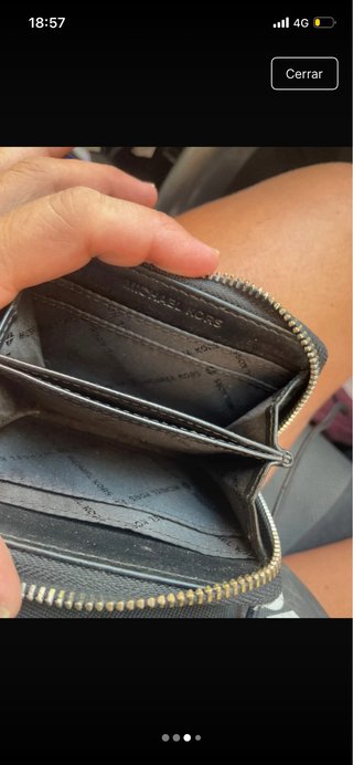 Monedero Michael Kors Negro