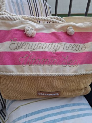 Bolso Calzedonia playa