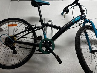 Bicicleta Montaña B'TWIN Negra y Azul