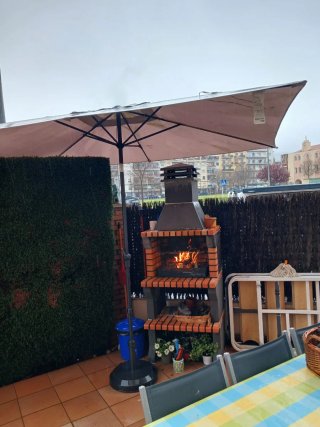 Barbacoa de obra, con parrilla a medida!