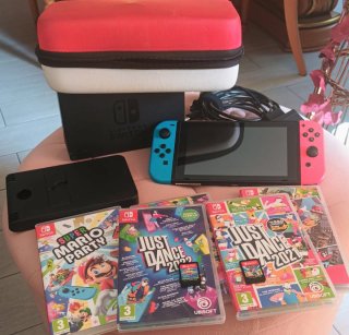 Nintendo Switch Completa + 7 Juegos