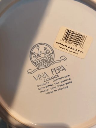 Vajilla Vina Fera 35 piezas